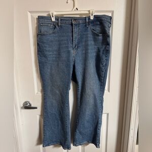 Levi’s High Waisted Crop Flare Jeans, size 16